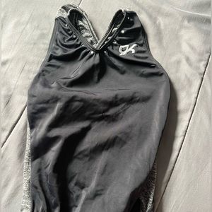 Gk Elite Black and Gray Leotard!